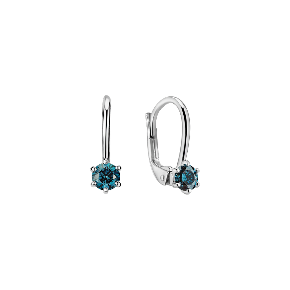 14ct white gold diamond earrings Everyday Glow