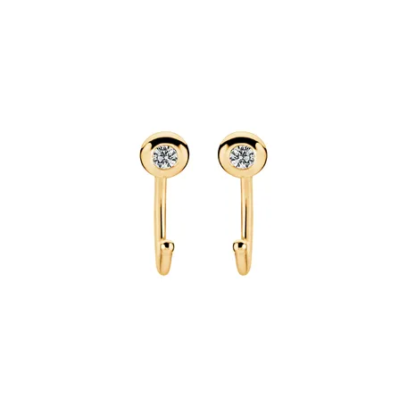 Diamond earrings Low Dot