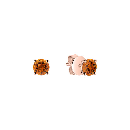 Earrings with Citrine Virginia Love