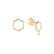 Diamond earrings Hexapolygon3