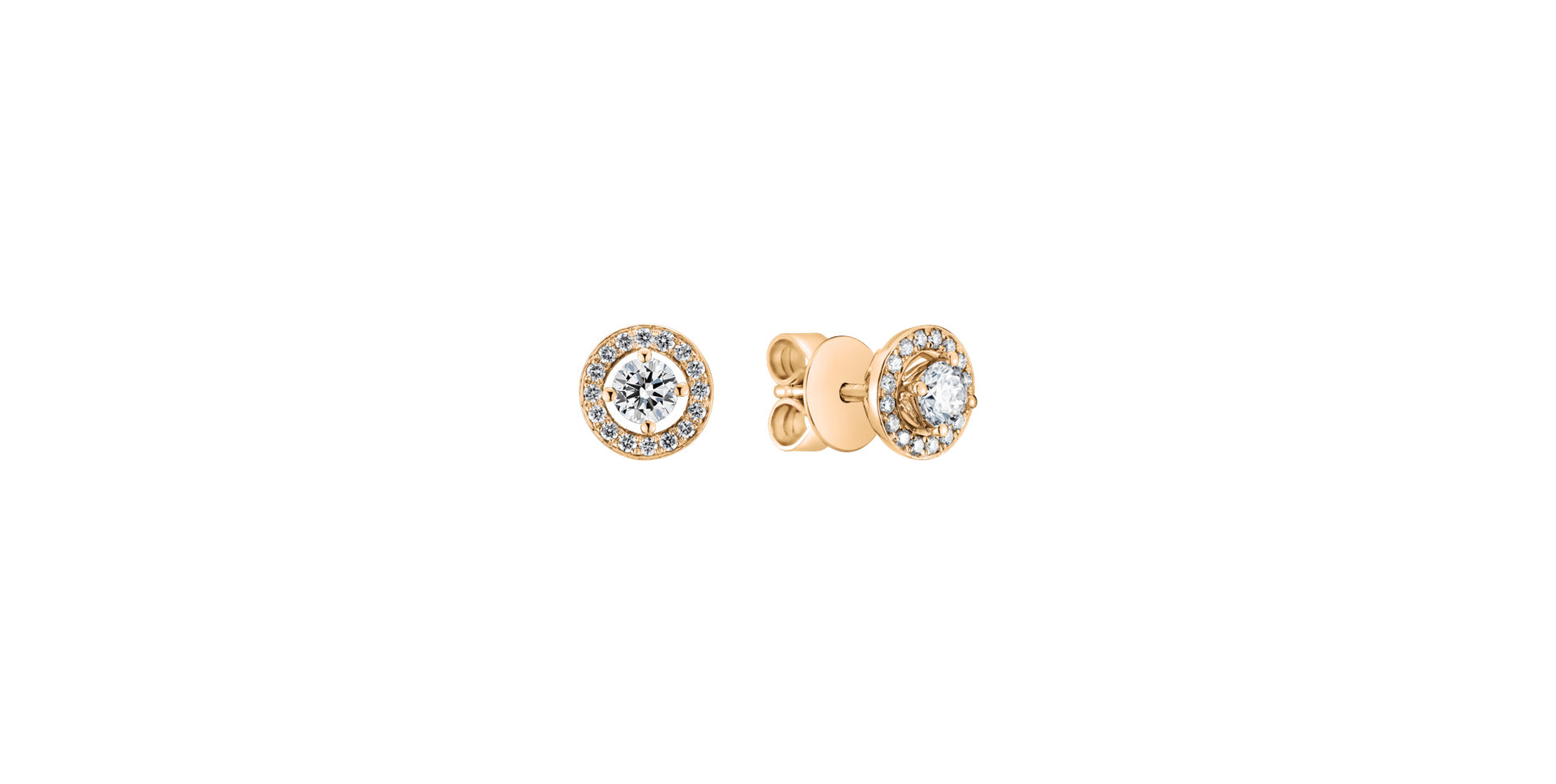 Diamond earrings Sparkling Rain