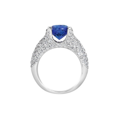 Diamond ring with Tanzanite Glamorous Ladyship