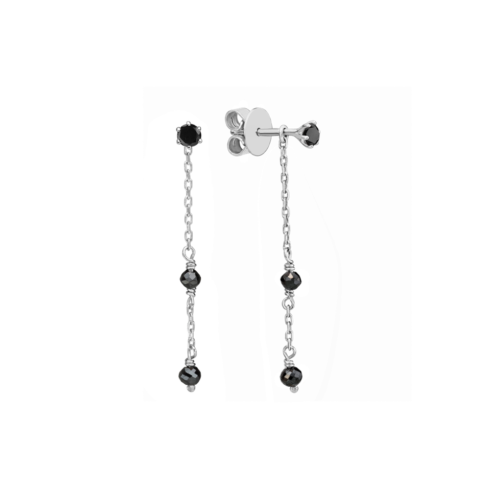 Diamond earrings Glance of Night