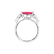Diamond ring with Ruby Ruby Thunder3