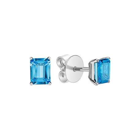 Earrings with Topaz Thostra