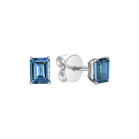 Earrings with Topaz Thostra