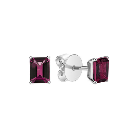 Earrings with Rhodolite Thostra