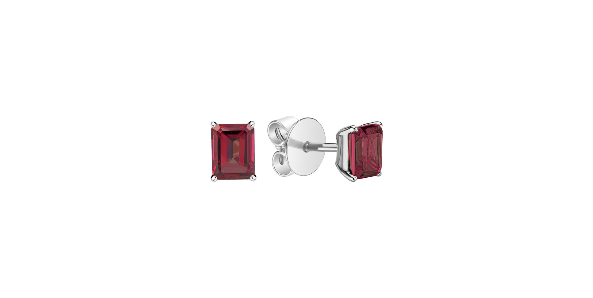 Earrings with Rhodolite Winslow