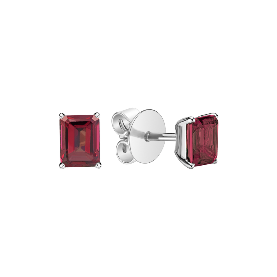 Earrings with Rhodolite Winslow