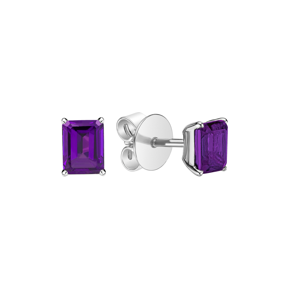 Earrings with Amethyst Thostra