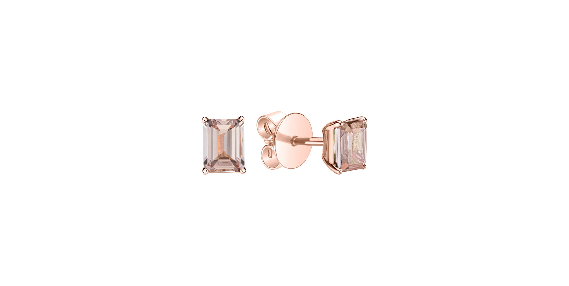 Earrings with Morganite Thostra