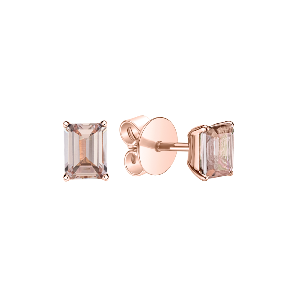 Earrings with Morganite Thostra
