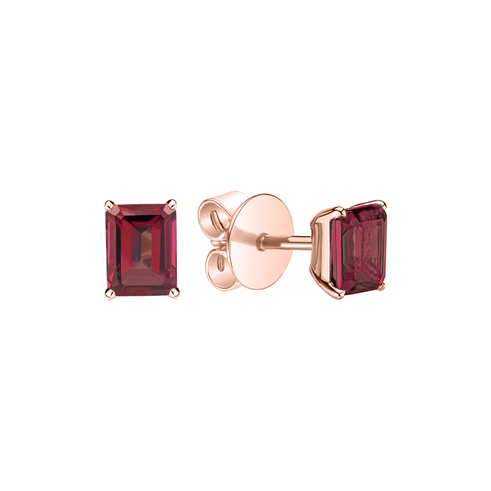 Earrings with Rhodolite Winslow