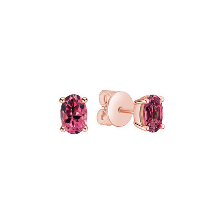 Earrings with Tourmaline Mystic Abyss