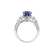 Diamond ring with Tanzanite Selina3