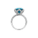 Diamond ring with Zircon Water of Life3