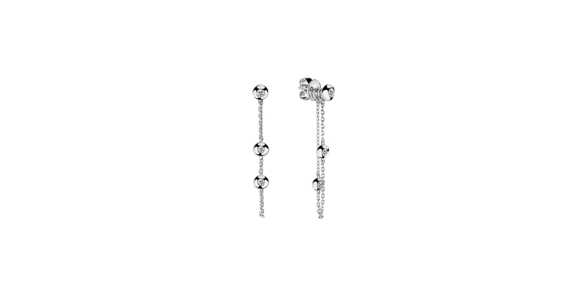 Diamond earrings Bright Dots
