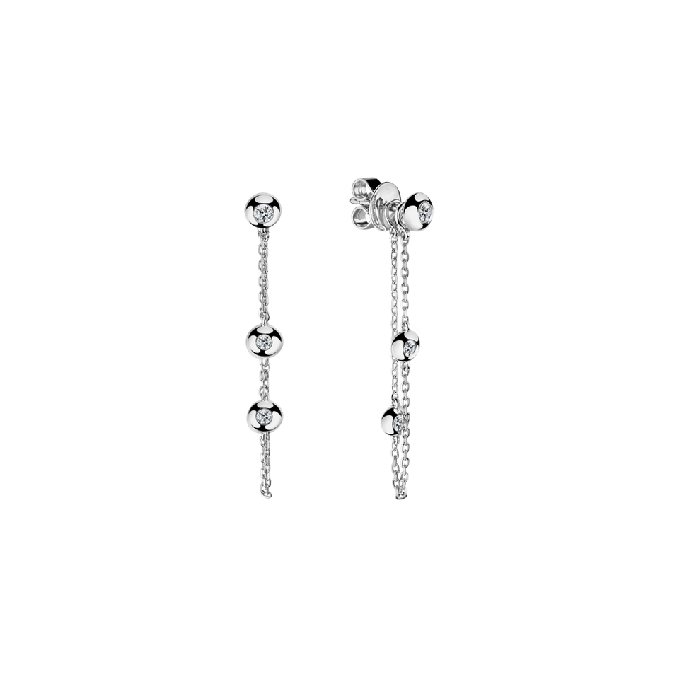 Diamond earrings Bright Dots