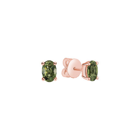 Earrings with Sapphire Mystic Abyss