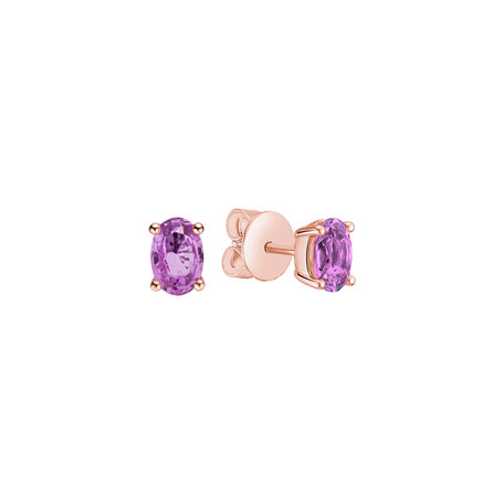 Earrings with Sapphire Mystic Abyss