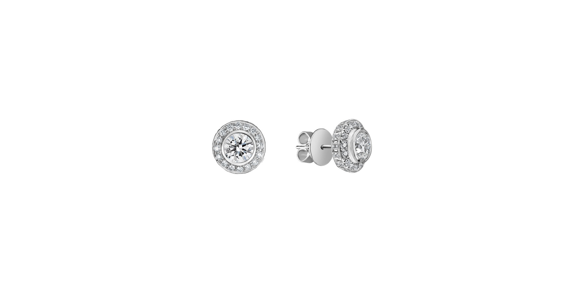 Diamond earrings Snowy Claire