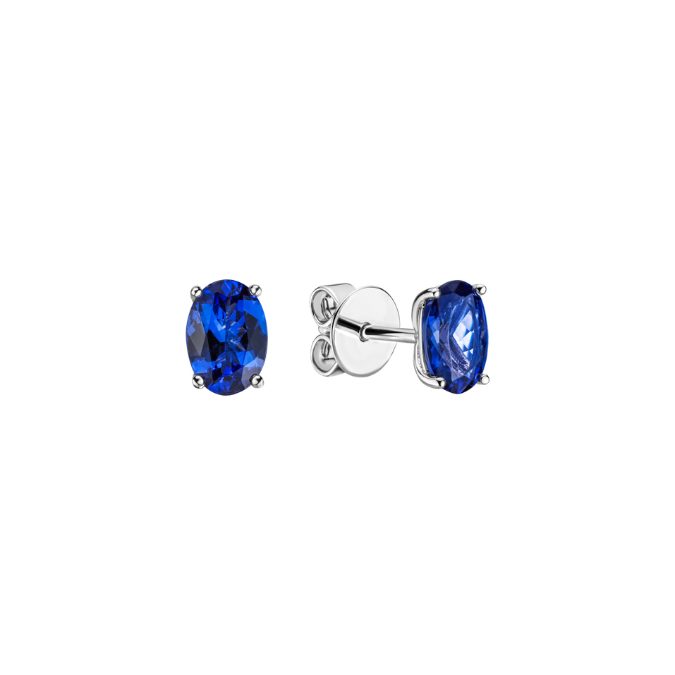 Earrings with Tanzanite Mystic Abyss