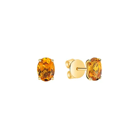 Earrings with Citrine Mystic Abyss