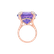 Diamond ring with Amethyst Lavender Essence3
