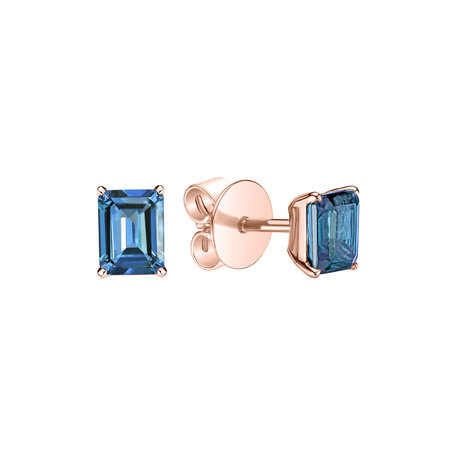 Earrings with Topaz Thostra