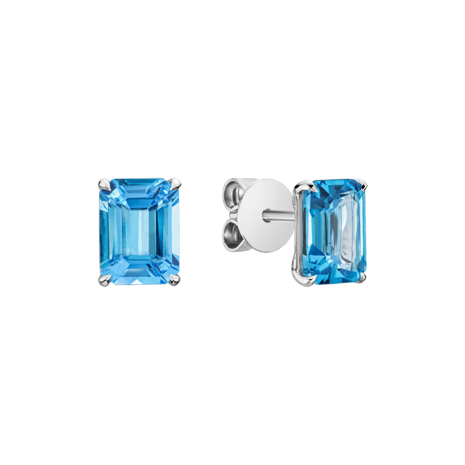 Earrings with Topaz Vaeloria