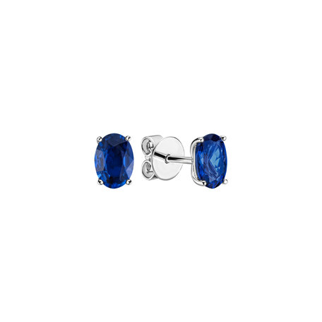 Earrings with Sapphire Mystic Abyss