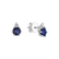 Diamond earrings with Sapphire Lux3