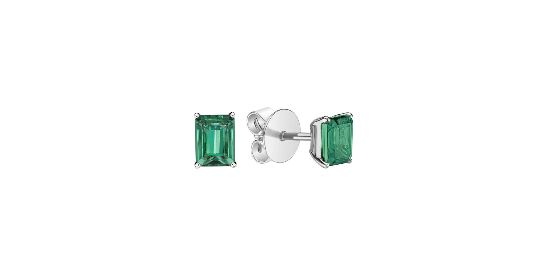 Earrings with Emerald Thostra