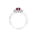 Diamond ring with Ruby Midnight Serenity3