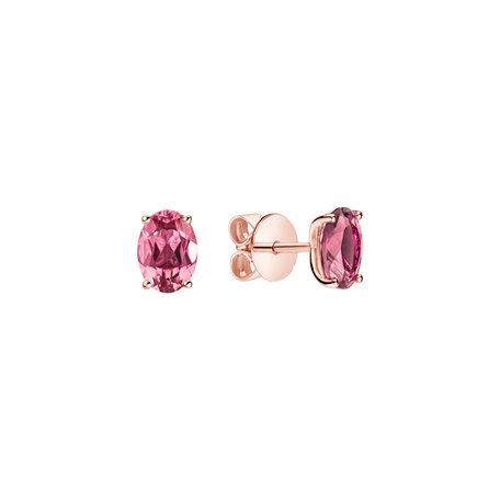 Earrings with Tourmaline Mystic Abyss