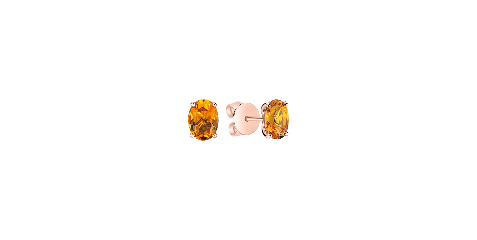 Earrings with Citrine Mystic Abyss