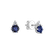 Diamond earrings with Sapphire Midnight Serenity3