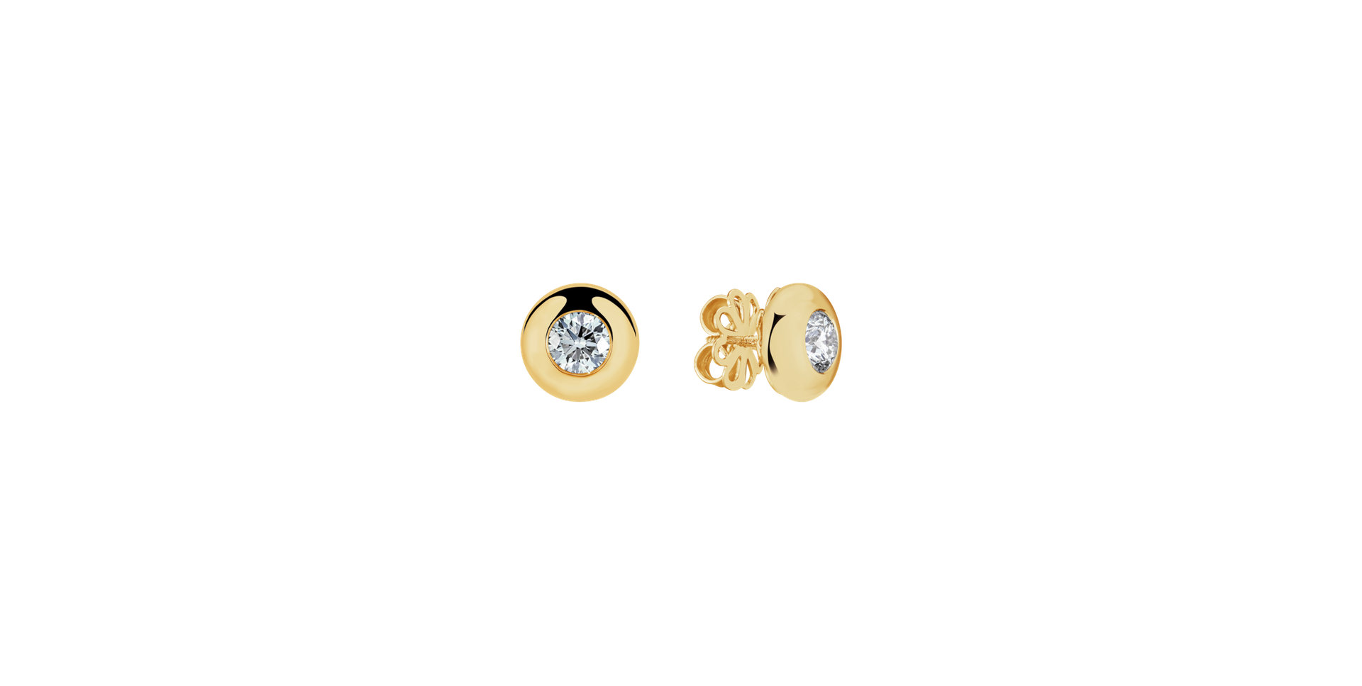 Diamond earrings Noble Dot