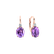 Diamond earrings with Amethyst Asuan3