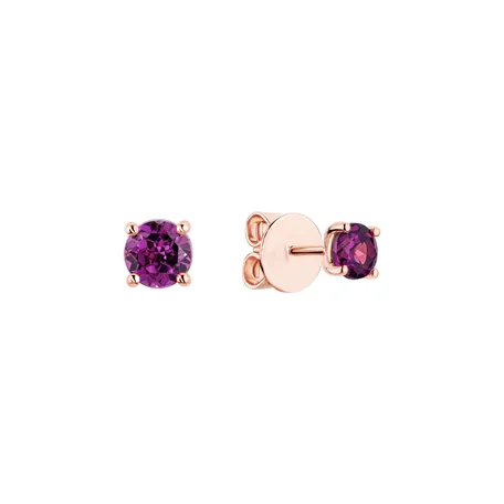 Earrings with Rhodolite Virginia Sparkle