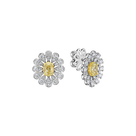 Diamond earrings Starlight Bloom