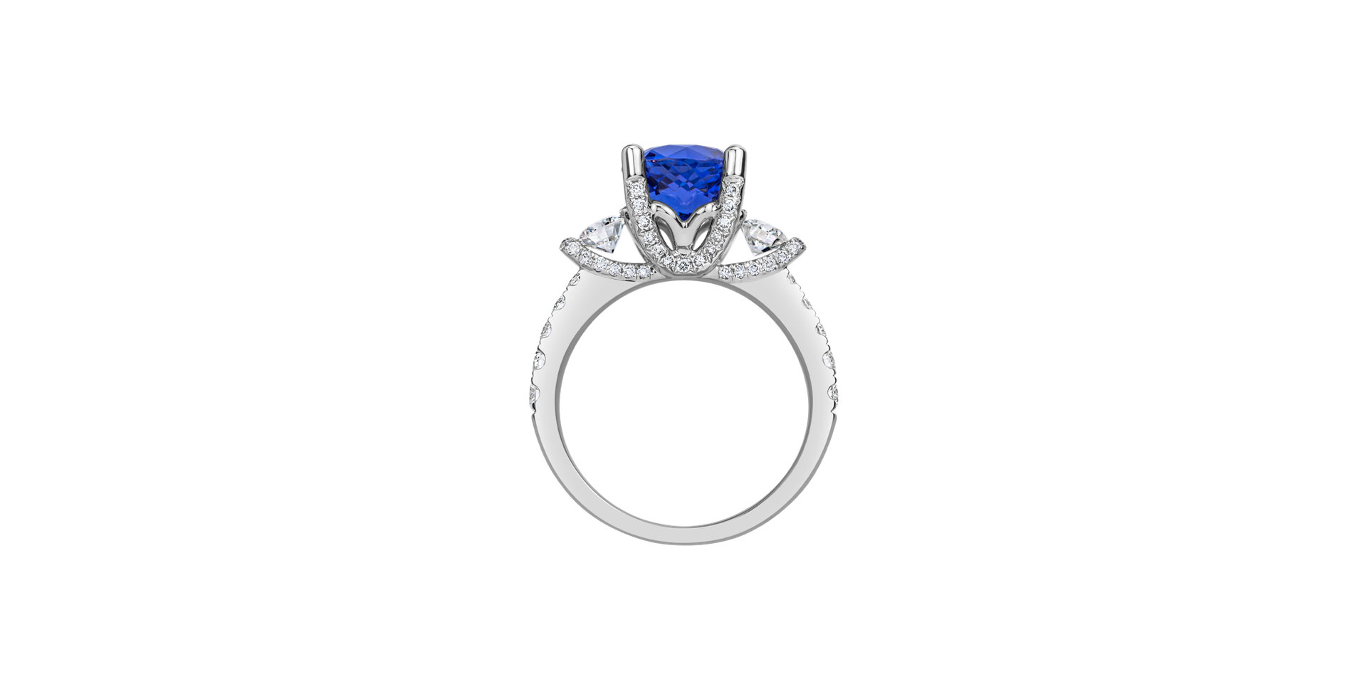 Diamond ring with Tanzanite Godfrey