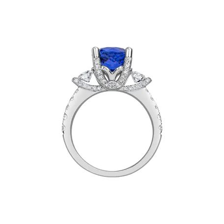 Diamond ring with Tanzanite Godfrey