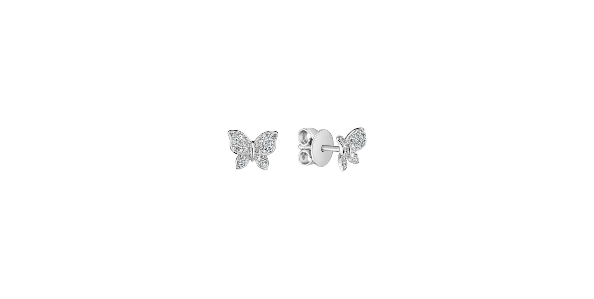 Diamond earrings Lucky Wings