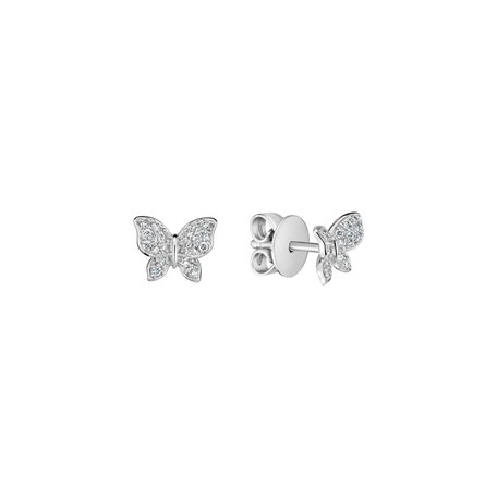 Diamond earrings Lucky Wings