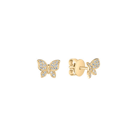 Diamond earrings Lucky Wings