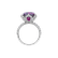 Diamond ring with Rhodolite Fire of Life3