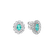 Diamond earrings with Paraiba Petal of the Wind3