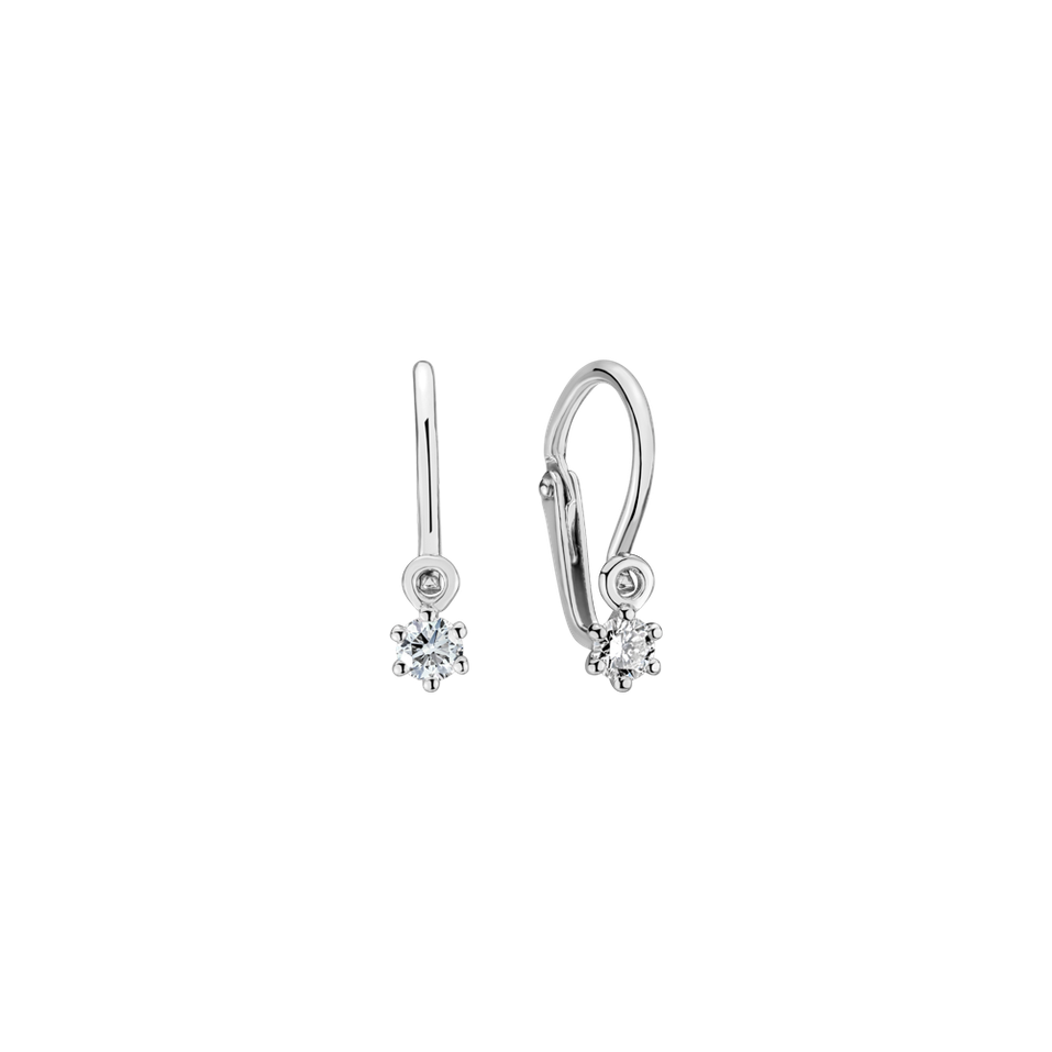 Children's diamond earrings Sweet Princess