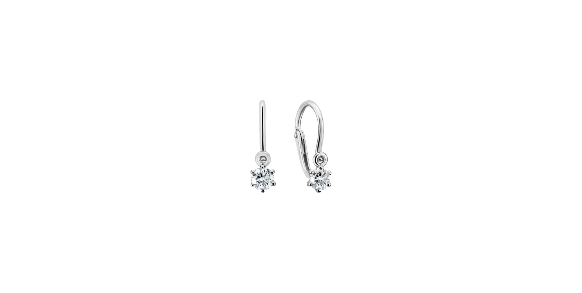 Children's diamond earrings Sweet Princess